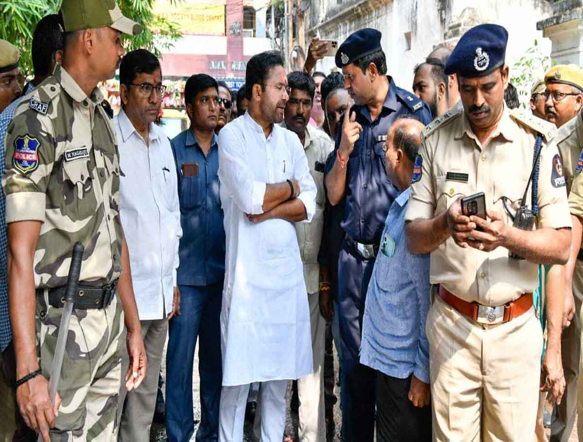 Kishan Reddy Expressed Shock Over The Fire Mishap At Nampally