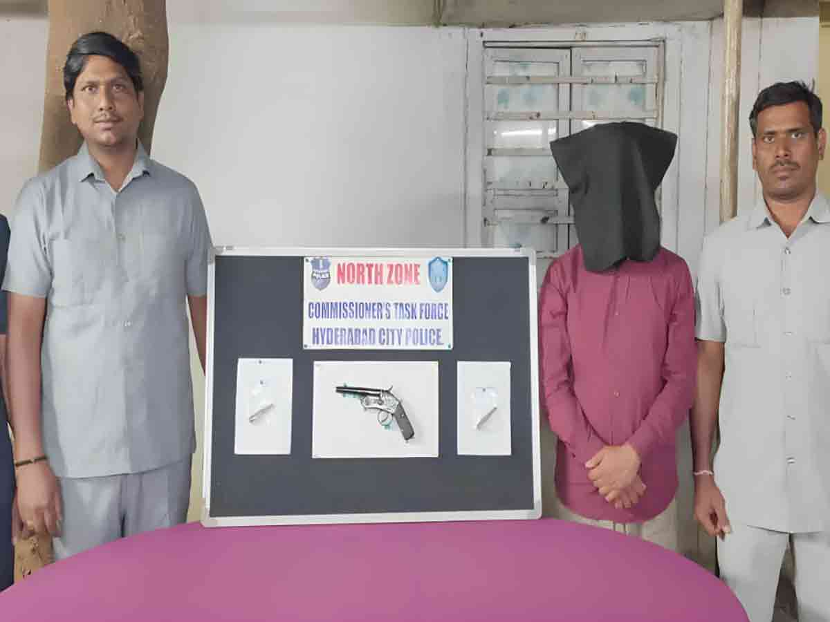 Hyderabad Man Nabbed for Illegal Weapon Possession
