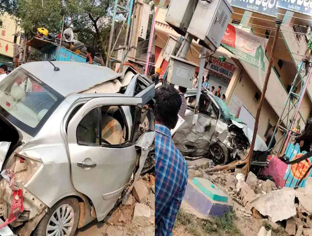 fatal Road Accident Took Place In Chaitanyapuri In The Car