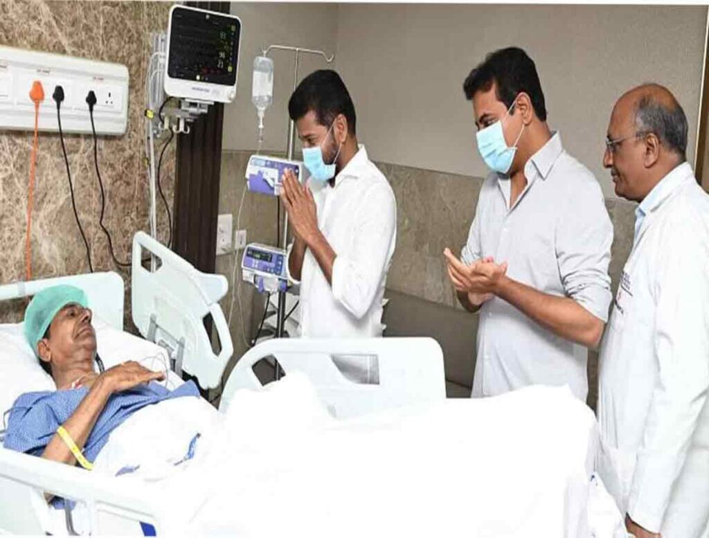 CM Revanth Reddy Reaches Yashoda Hospital to See KCR