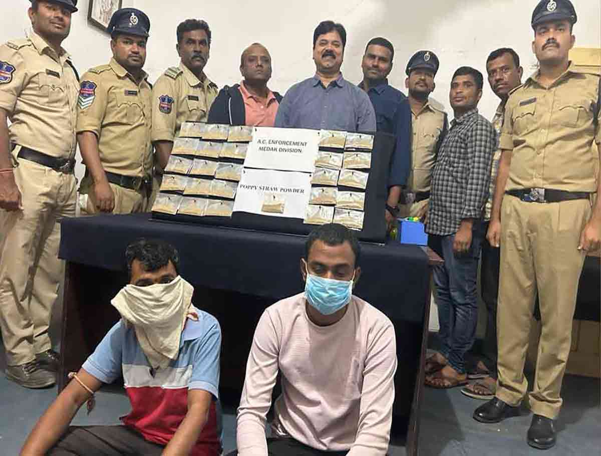 210 Grams Of Poppy Straw Seized: Two Arrested 