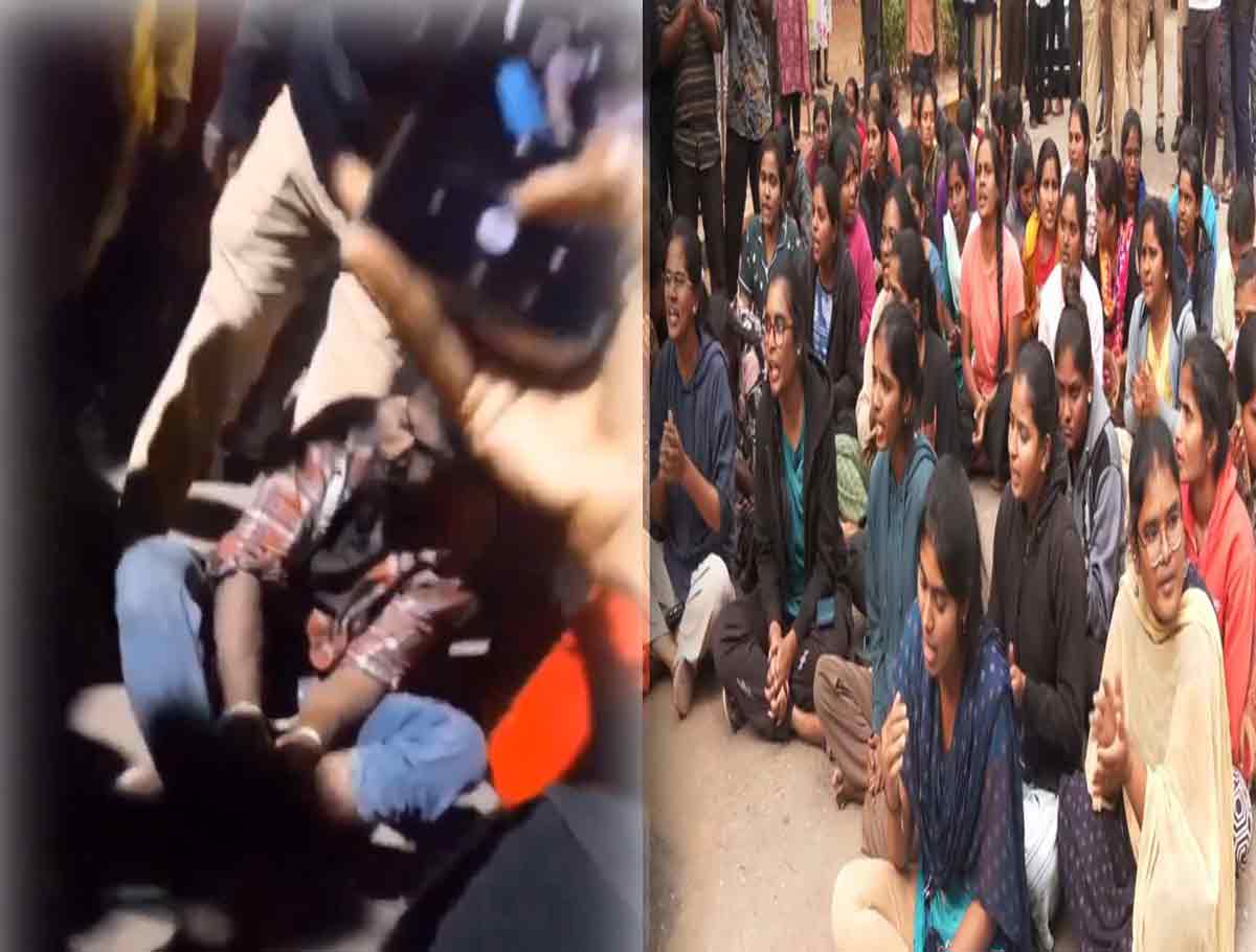 Osmania University Students Protest After Security Breach at PG Girls Hostel