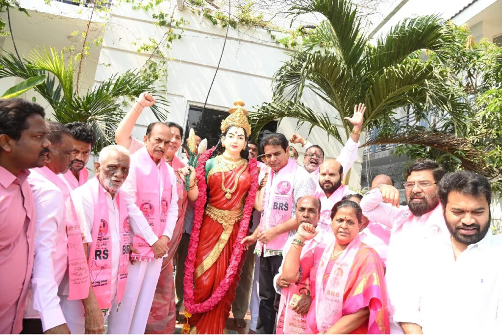 BRS Celebrates 23rd Foundation Day Across Telangana