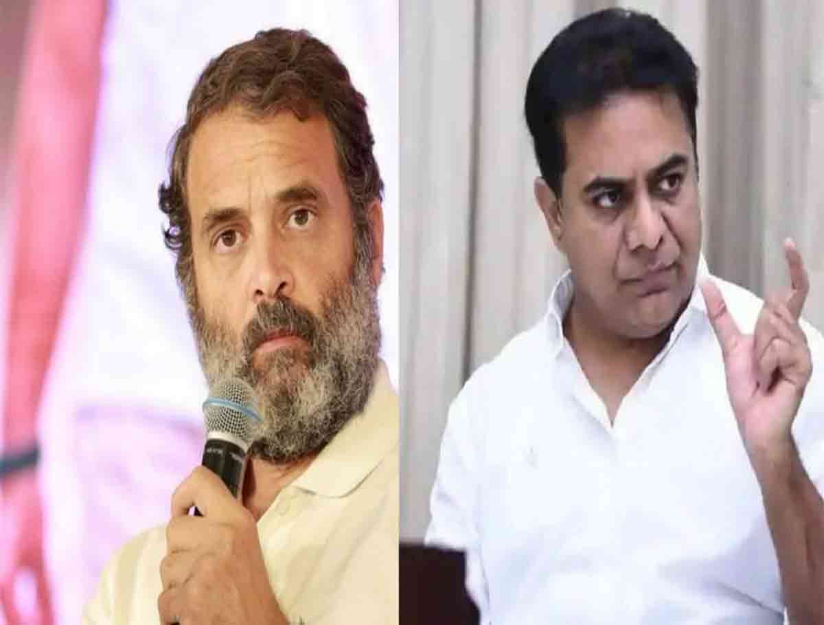 KTR Launches Scathing Attack on Rahul Gandhi
