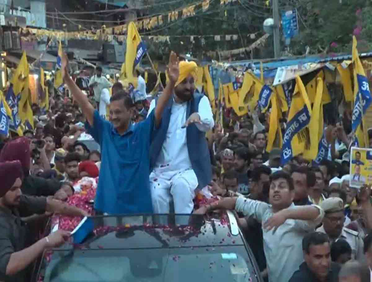 CM Kejriwal Holds First Roadshow After His Release From Jail