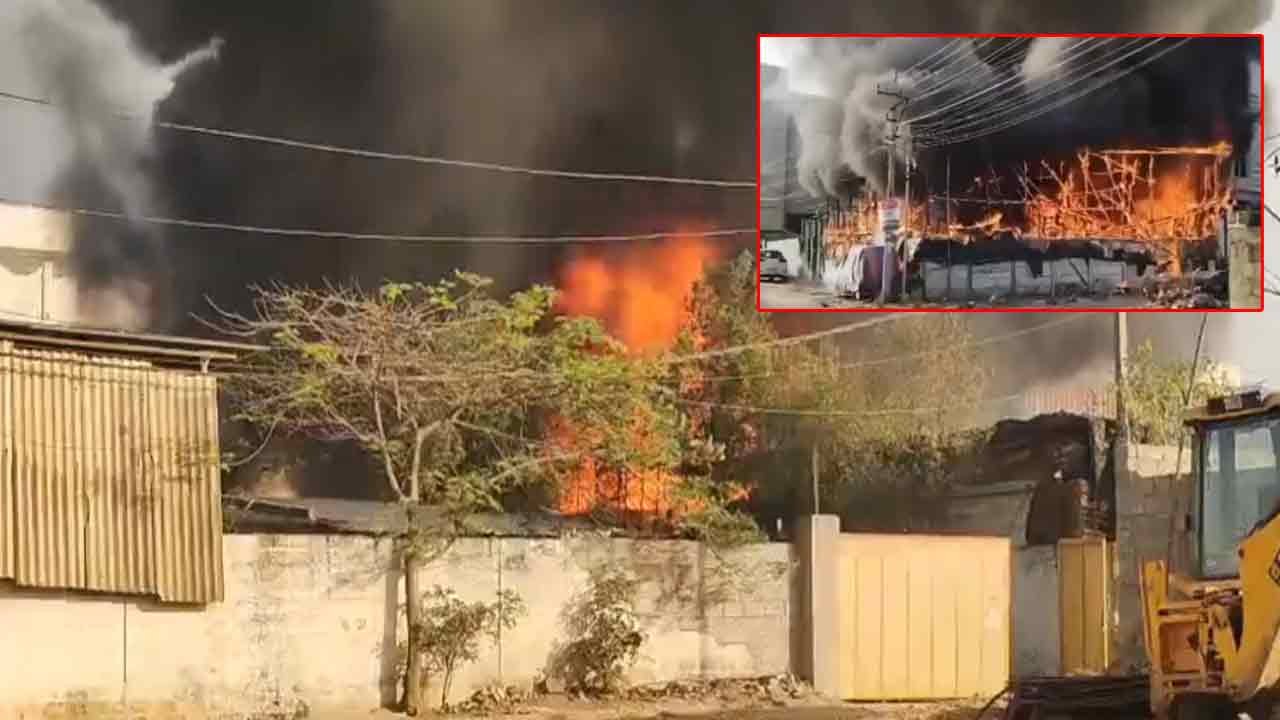 Short Circuit Triggers House Fire In Red Hills, Major Blaze Erupts In Jeedimetla Unit