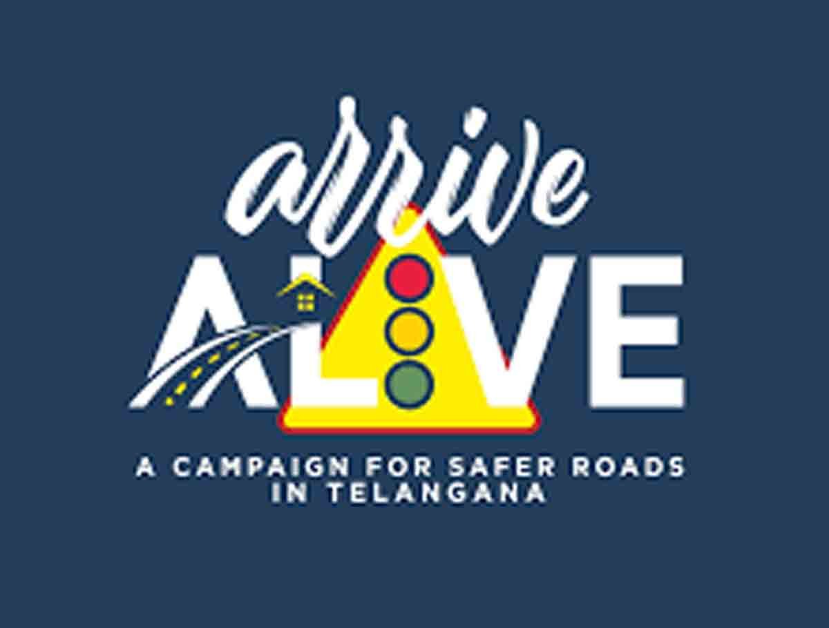 Arrive Alive Road Safety Campaign Launched In Telangana
